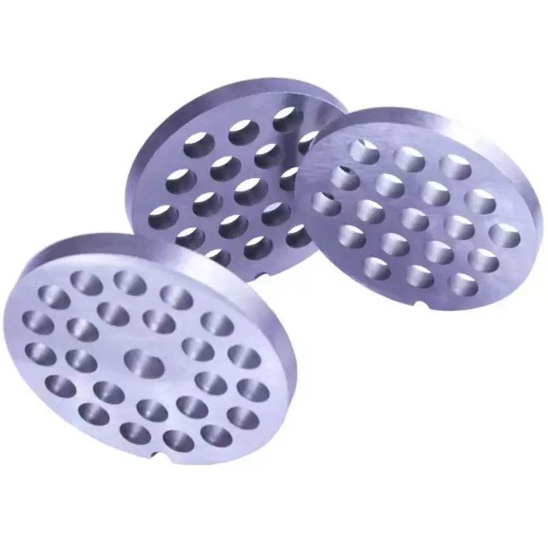 แผ่นอุปกรณ์เสริมสำหรับเปลี่ยนเครื่องบดเนื้อในครัวเรือน